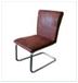 DC-6044   CHAIR" nickle brushed.