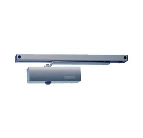 Door closer with guide rail