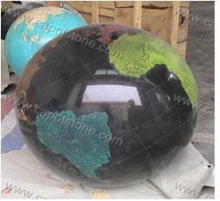 globe stone ball